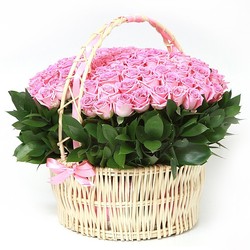 Корзина роз №1
