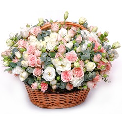 Корзина роз №7