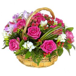 Корзина роз №5